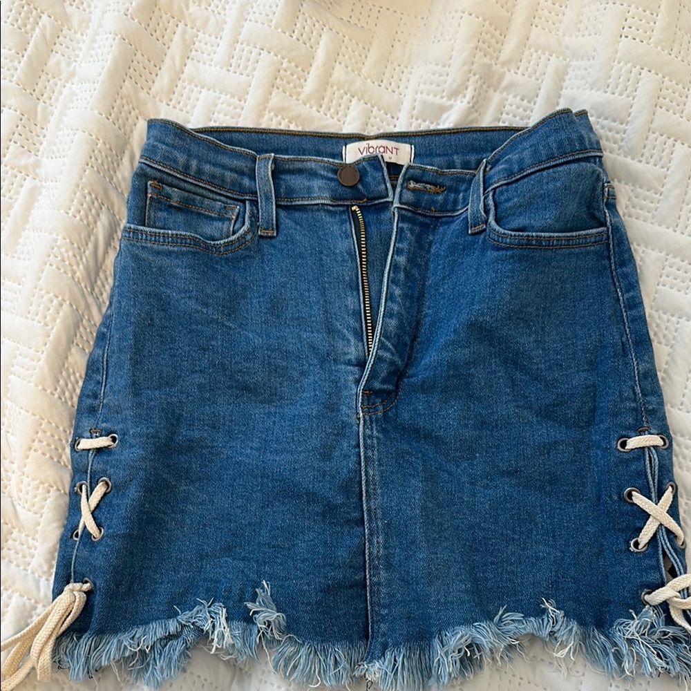 Denim skirt